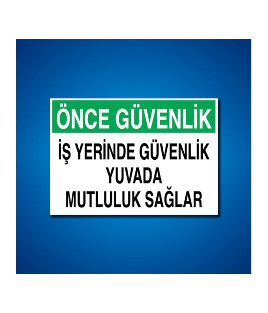 İş Güvenliği Etiketleri