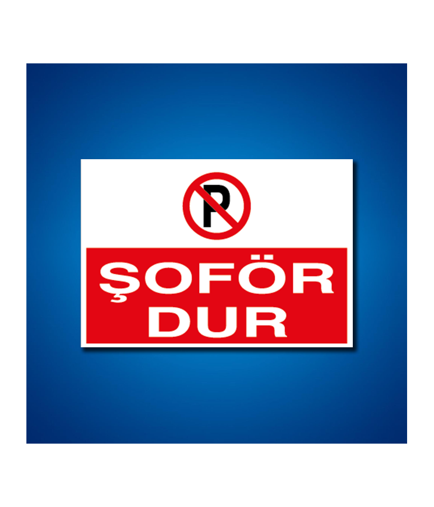 Şoför Araç Kantar Yaya İş Güvenliği Etiketleri