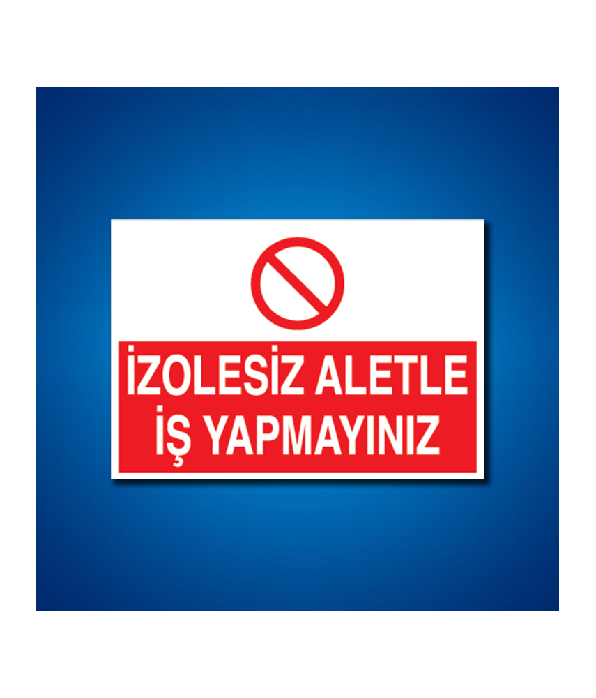 Elektrik İş Güvenliği Etiketleri