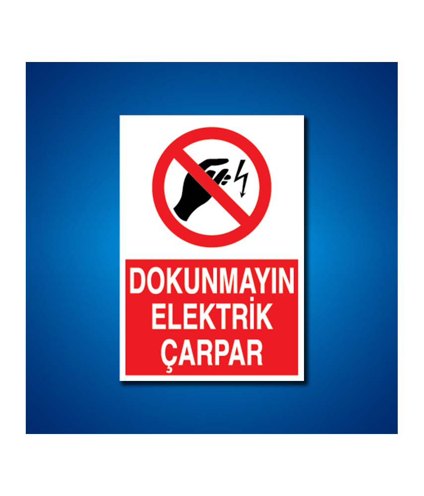 Elektrik İş Güvenliği Etiketleri
