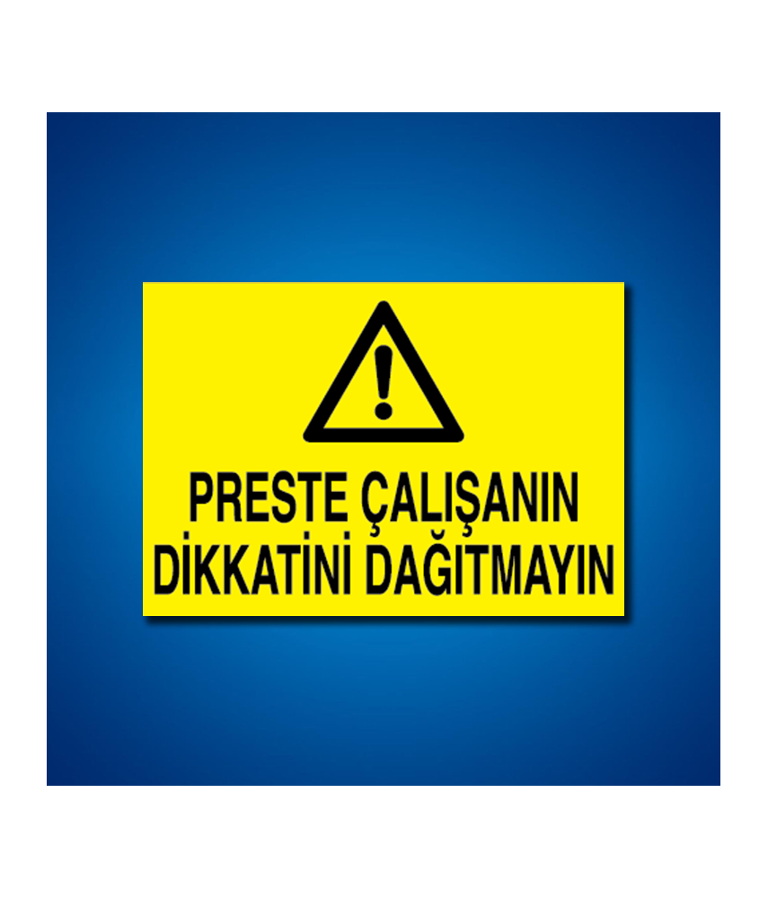 Pres-Giyotin-Makas İş Güvenliği Etiketleri