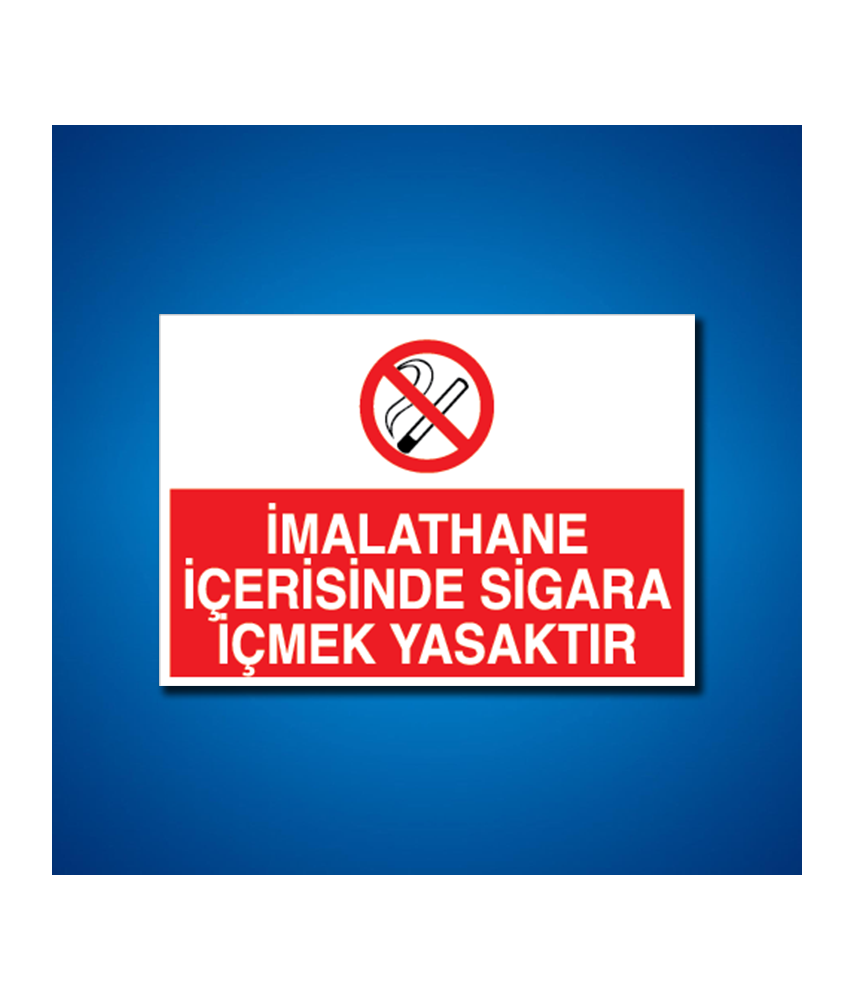 Sigara İş Güvenliği Etiketleri