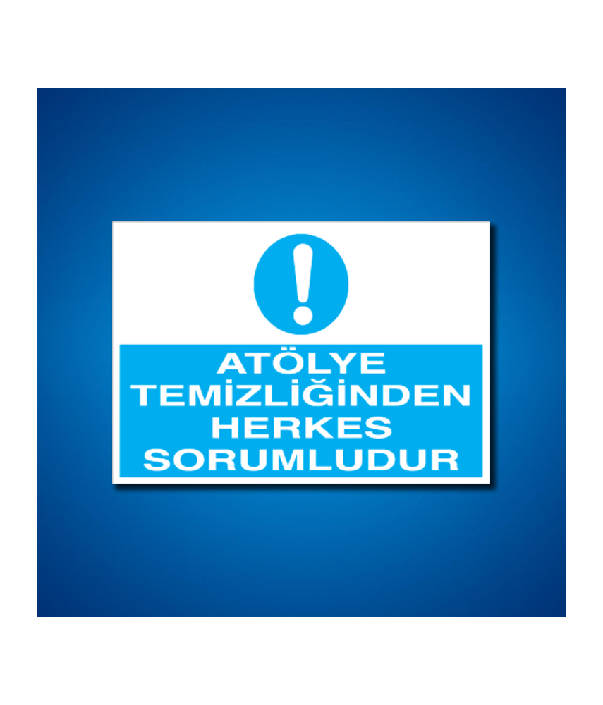 Temizlik-Düzen İş Güvenliği Etiketleri