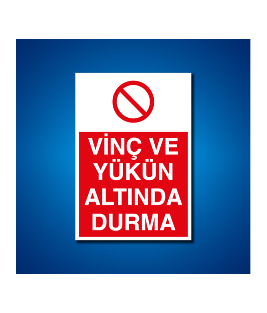 Vinç İş Güvenliği Etiketleri