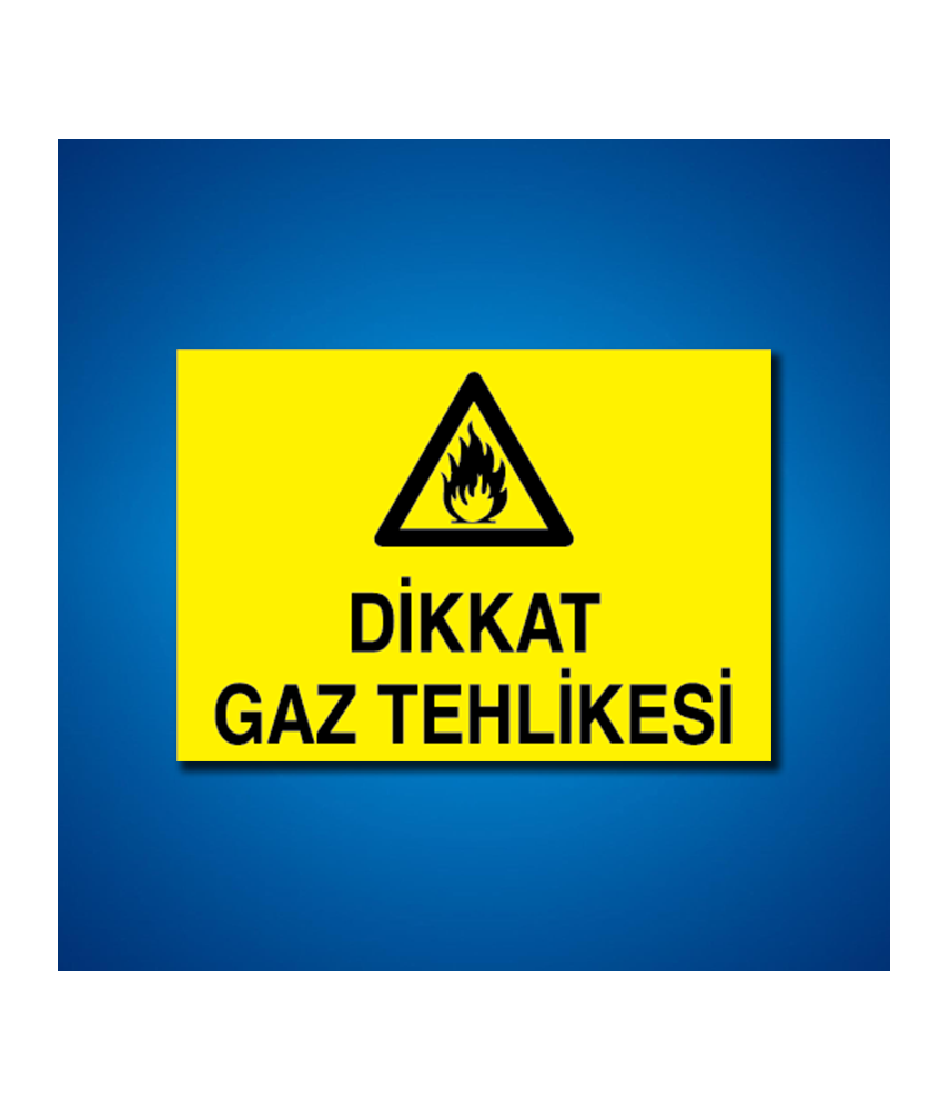 Doğal Gaz İş Güvenliği Etiketleri