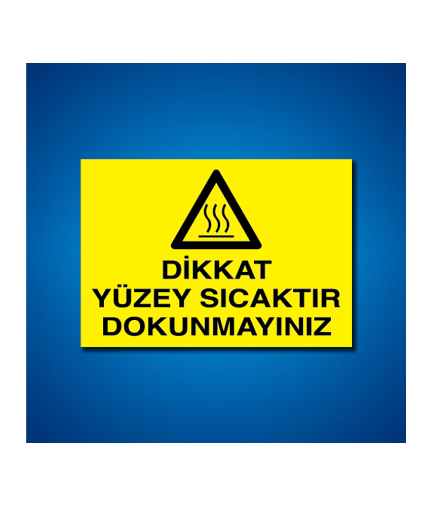 Hava-Su-Isı İş Güvenliği Etiketleri