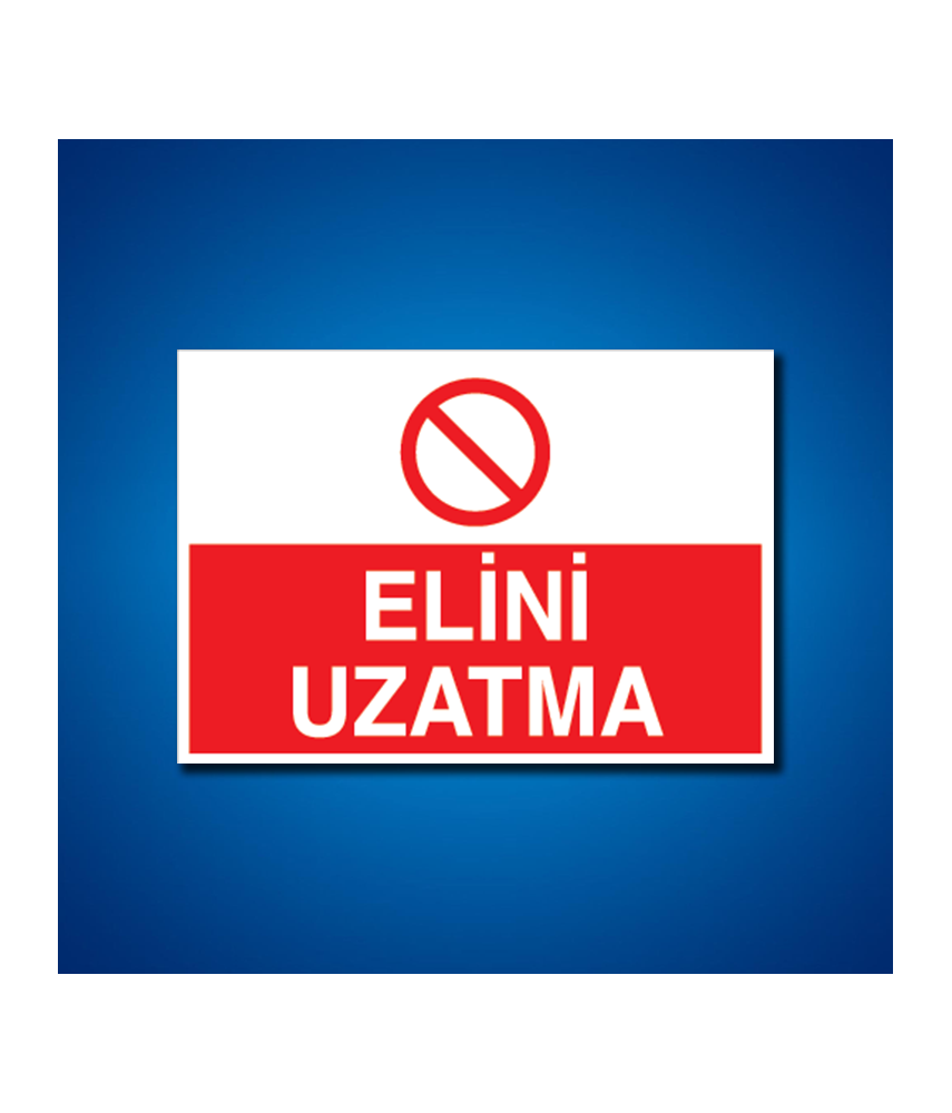 Makine İş Güvenliği Etiketleri