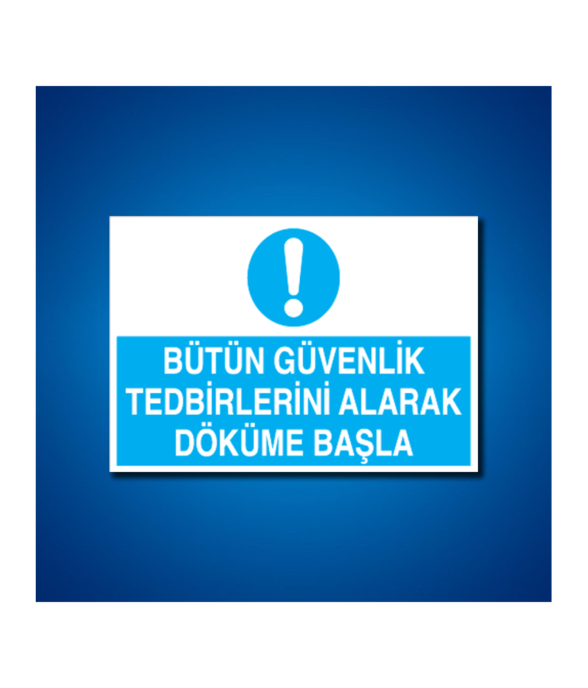 Ocak-Haddehane-Döküm İş Güvenliği Etiketleri