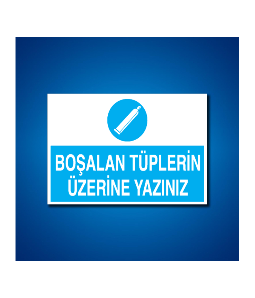 Tüpler İş Güvenliği Etiketi