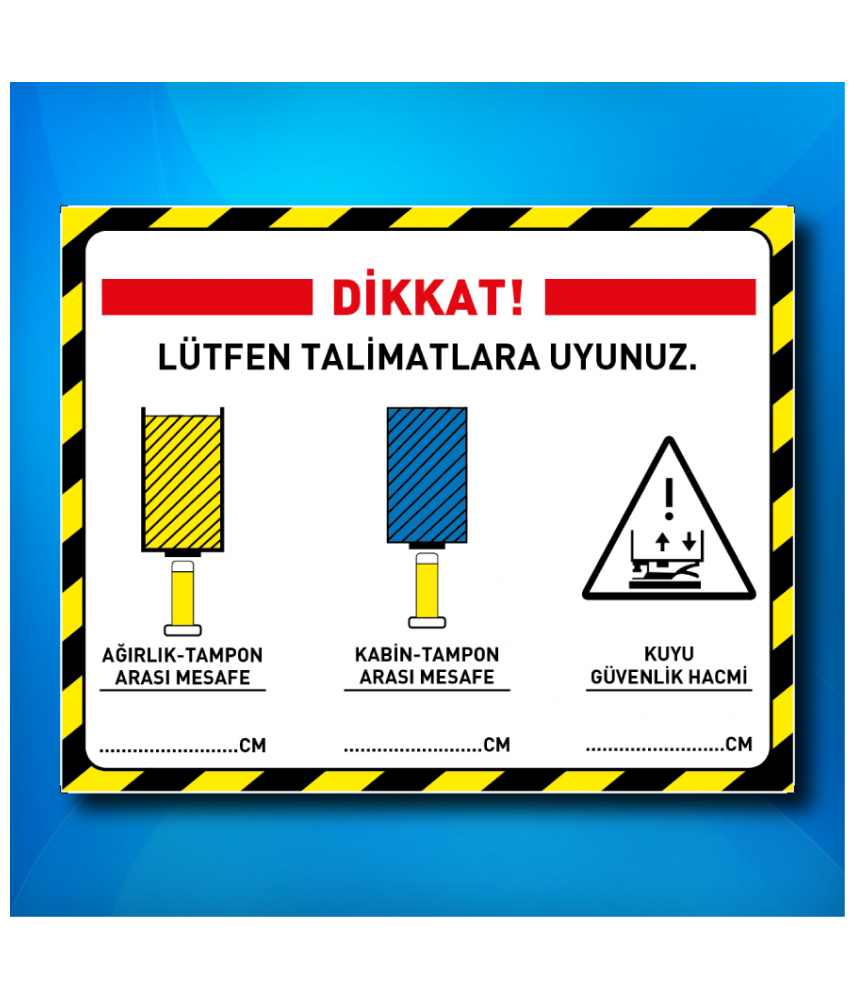 Asansör Risk Analizi Etiketi