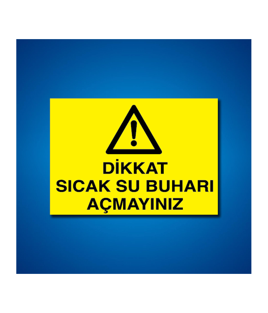 Buhar Basınç İş Güvenliği Etiketleri