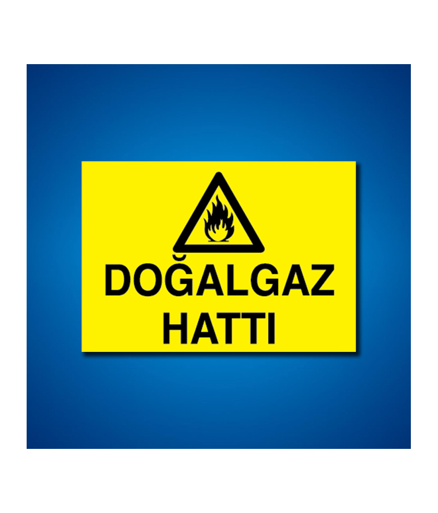Doğal Gaz İş Güvenliği Etiketleri