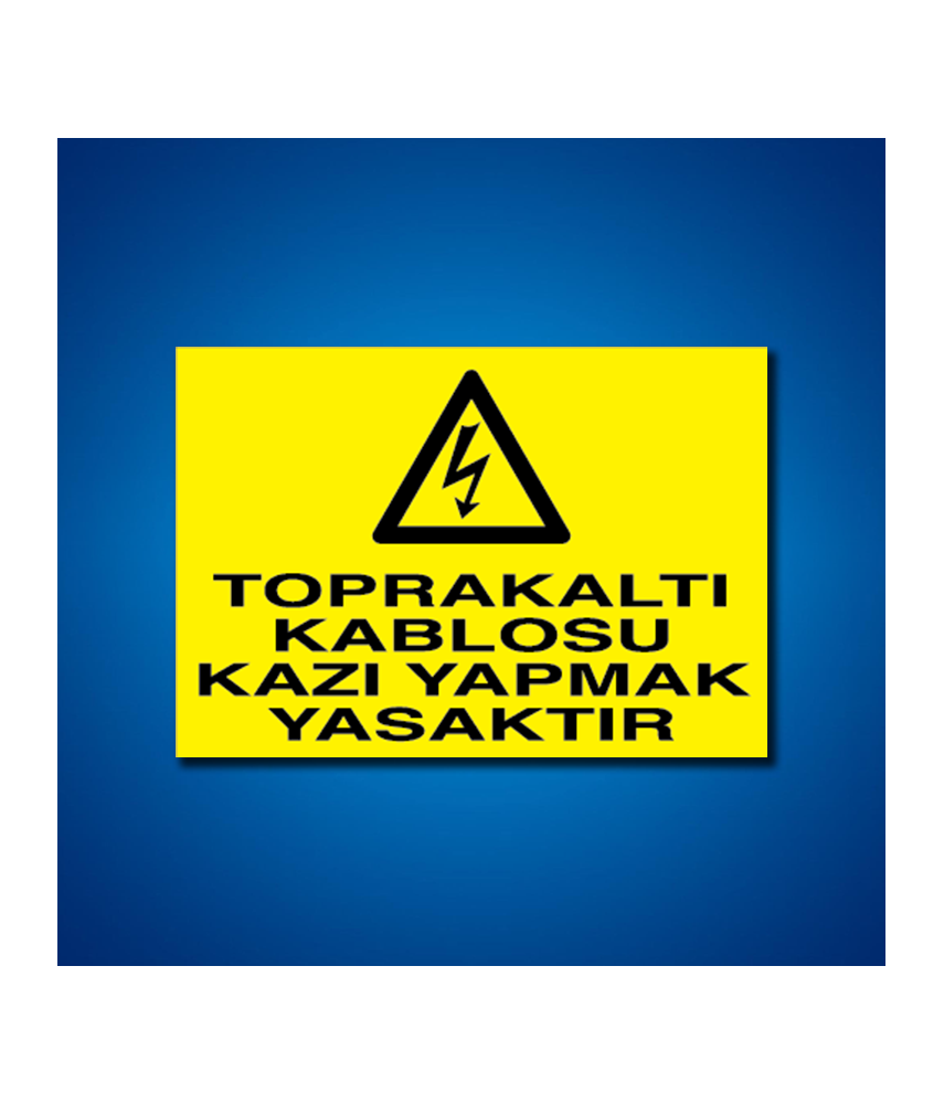 Kablo İş Güvenliği Etiketleri