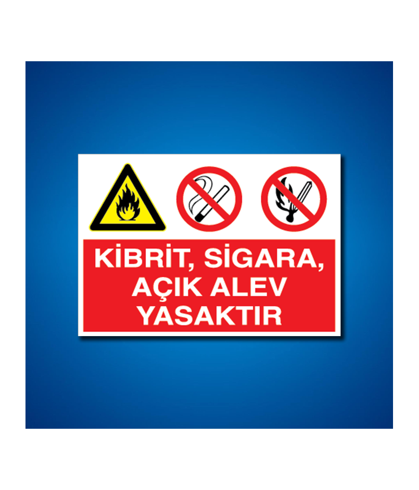 Ateş Ve Alev Uyarı İşaretleri