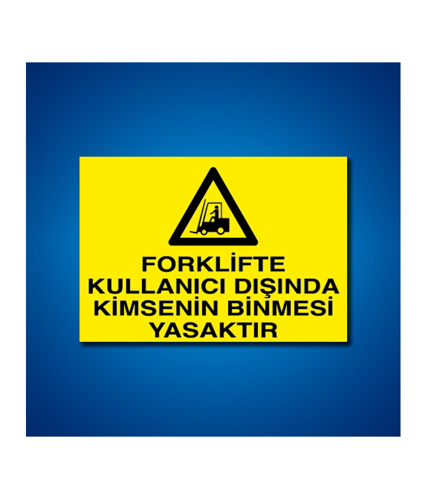 Forklift İş Güvenliği Etiketleri
