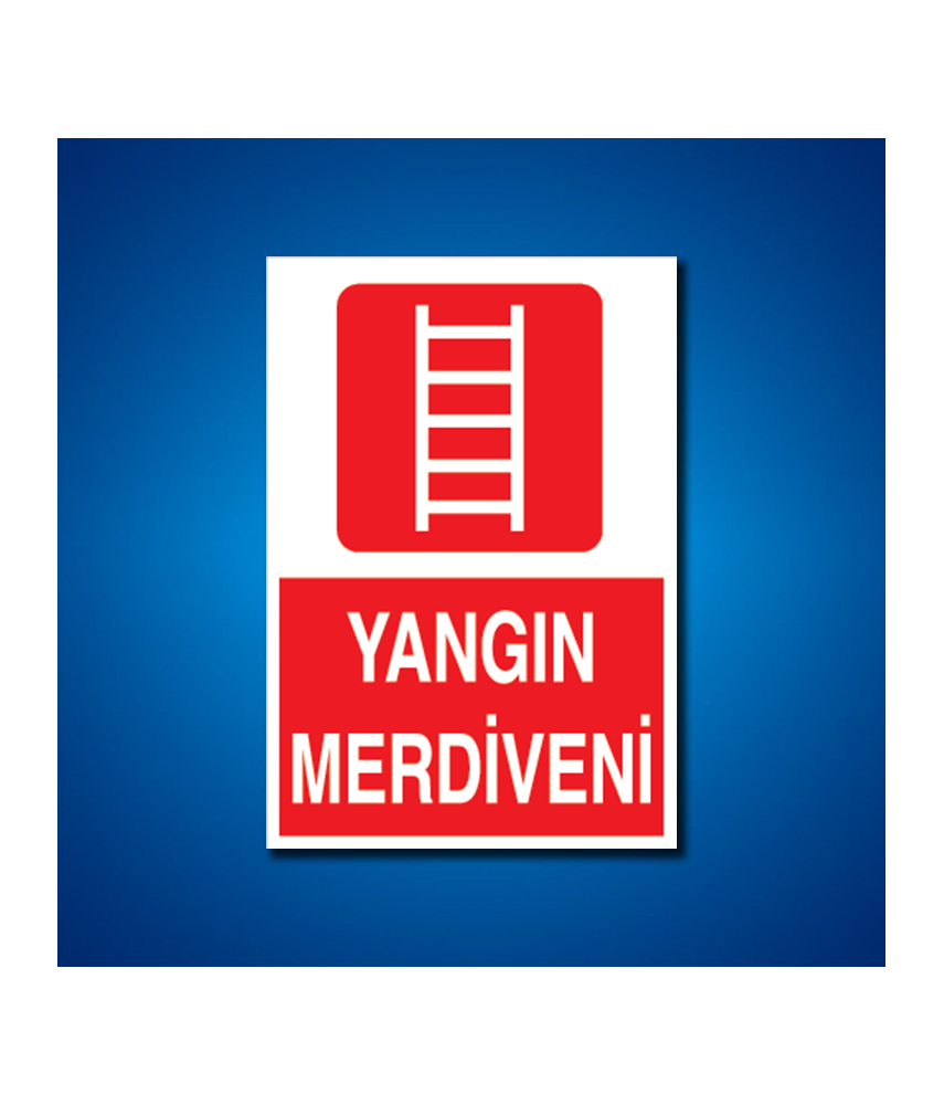 Yangınla Mücadele İş Güvenliği Etiketleri