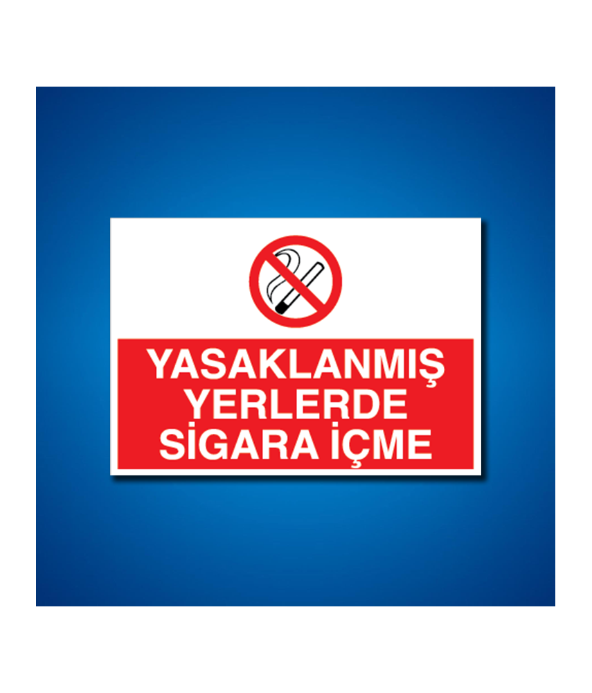 Sigara İş Güvenliği Etiketleri