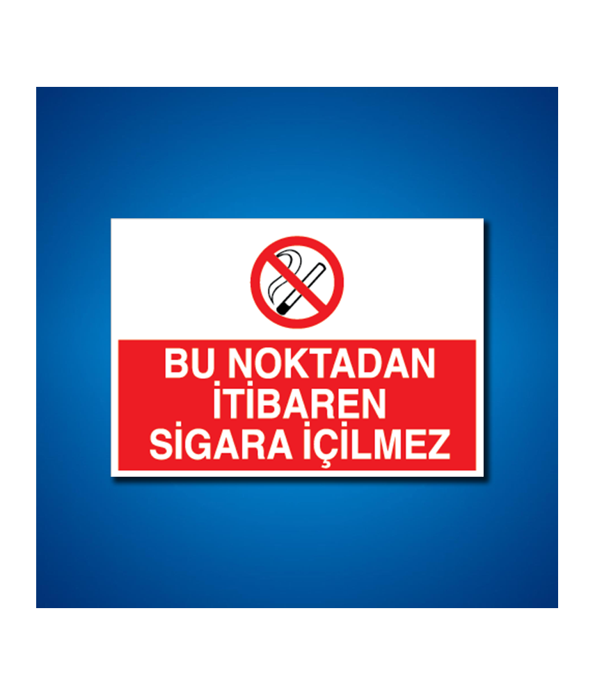 Sigara İş Güvenliği Etiketleri