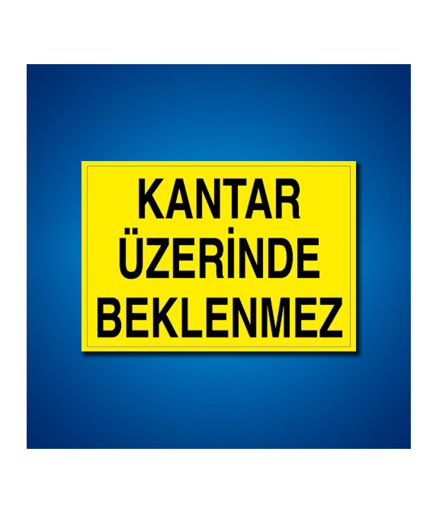 Şoför Araç Kantar Yaya İş Güvenliği Etiketleri