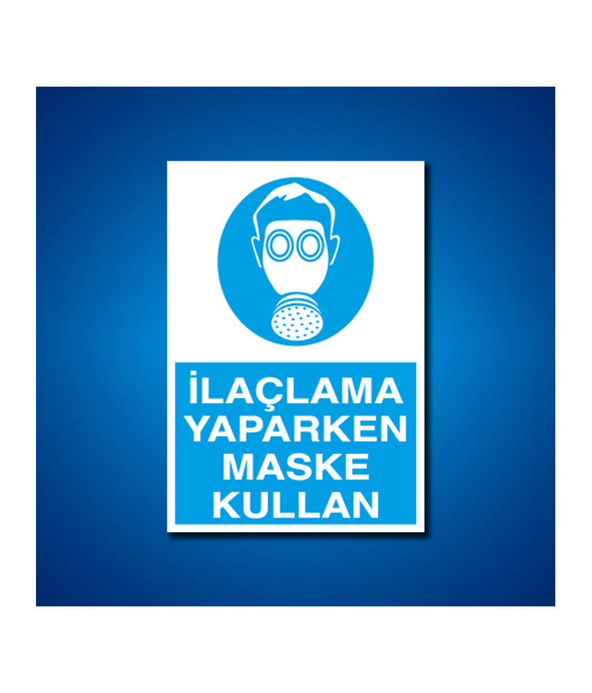 Toz Gaz Maskesi İş Güvenliği Etiketleri