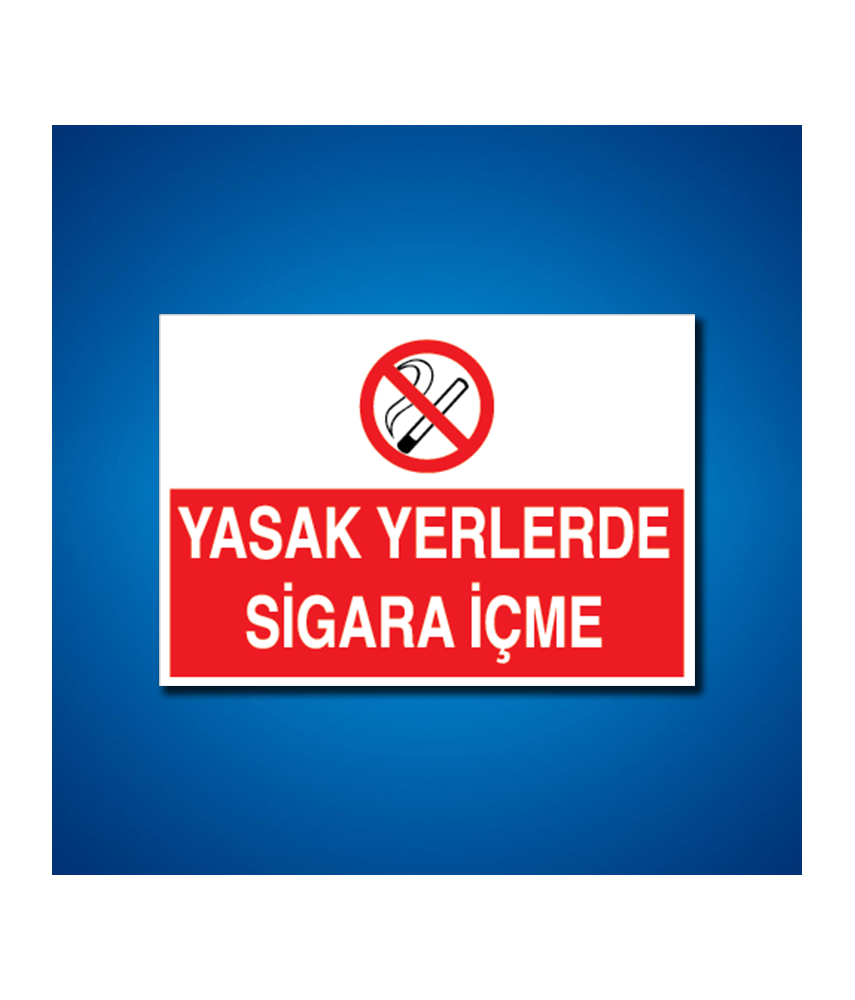 Sigara İş Güvenliği Etiketleri