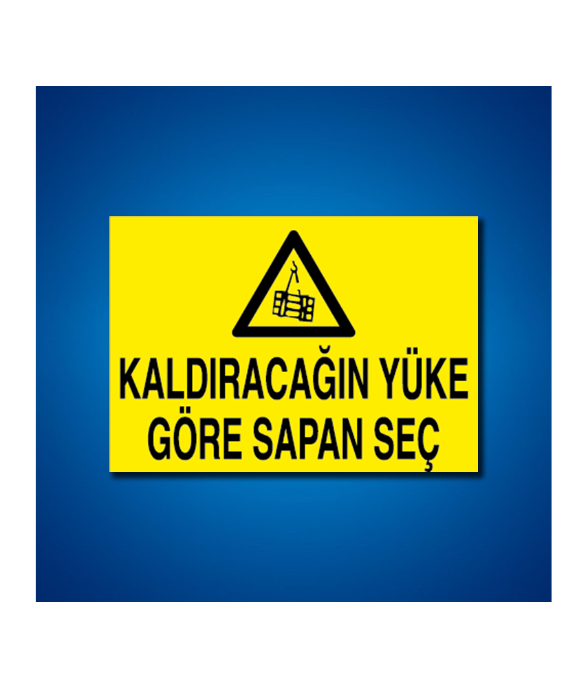 Vinç İş Güvenliği Etiketleri