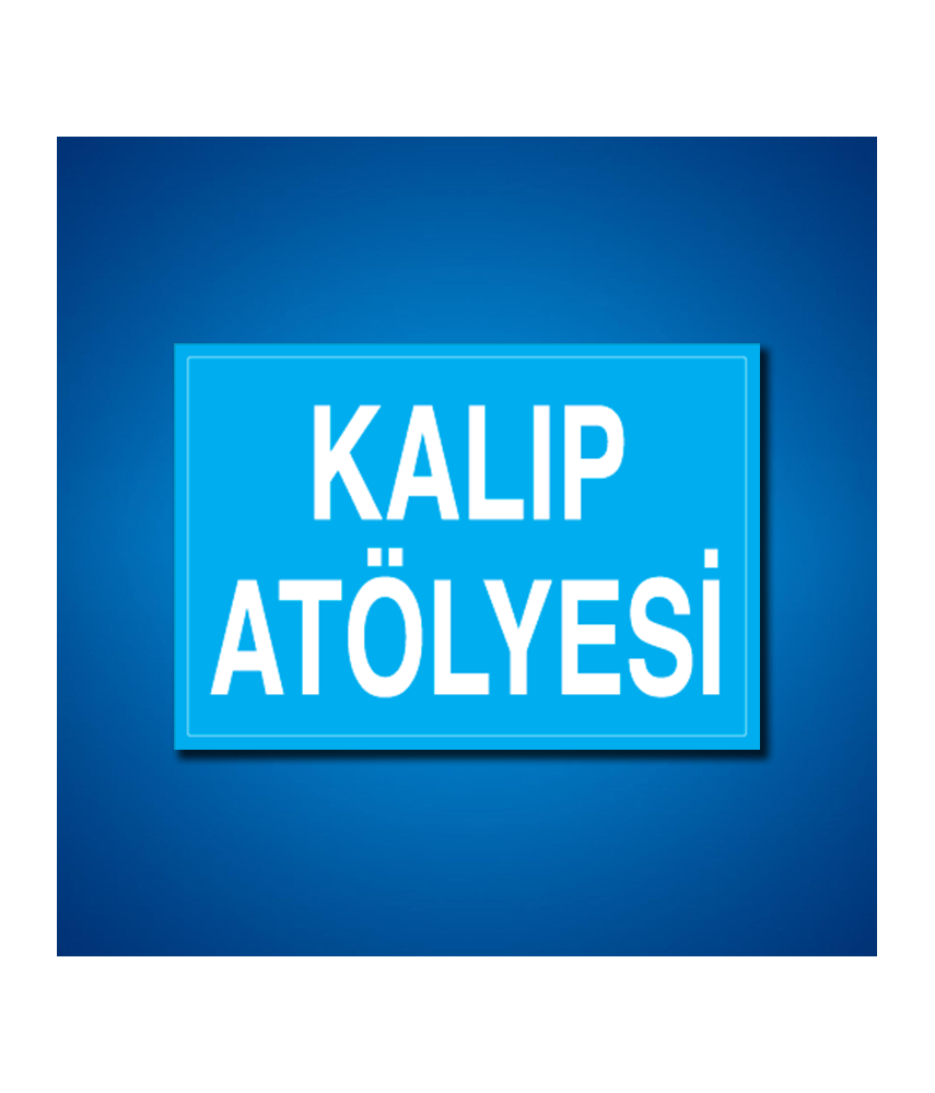 Atölye İş Güvenliği Etiketleri