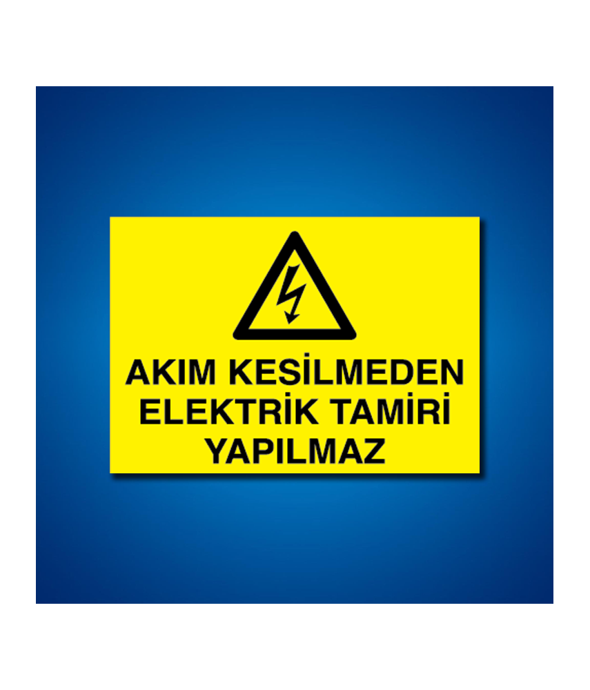 Elektrik İş Güvenliği Etiketleri
