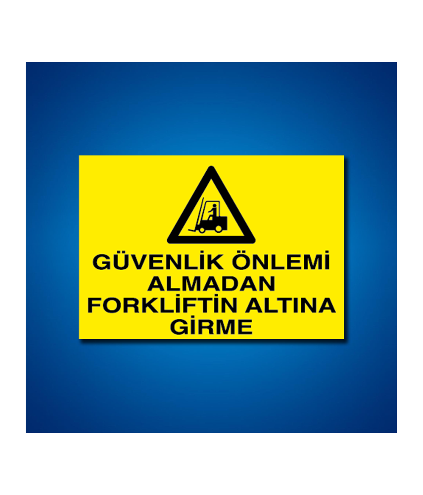 Forklift İş Güvenliği Etiketleri