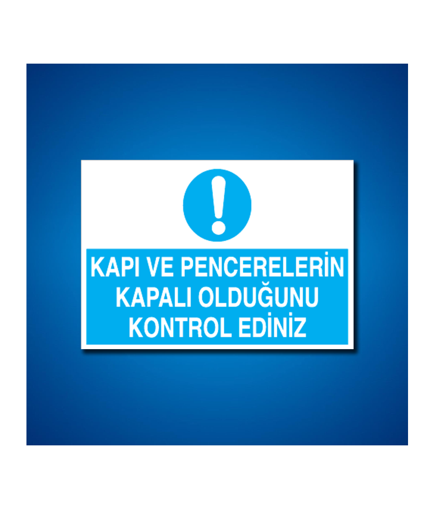 Çeşitli Levhalar İş Güvenliği Etiketleri