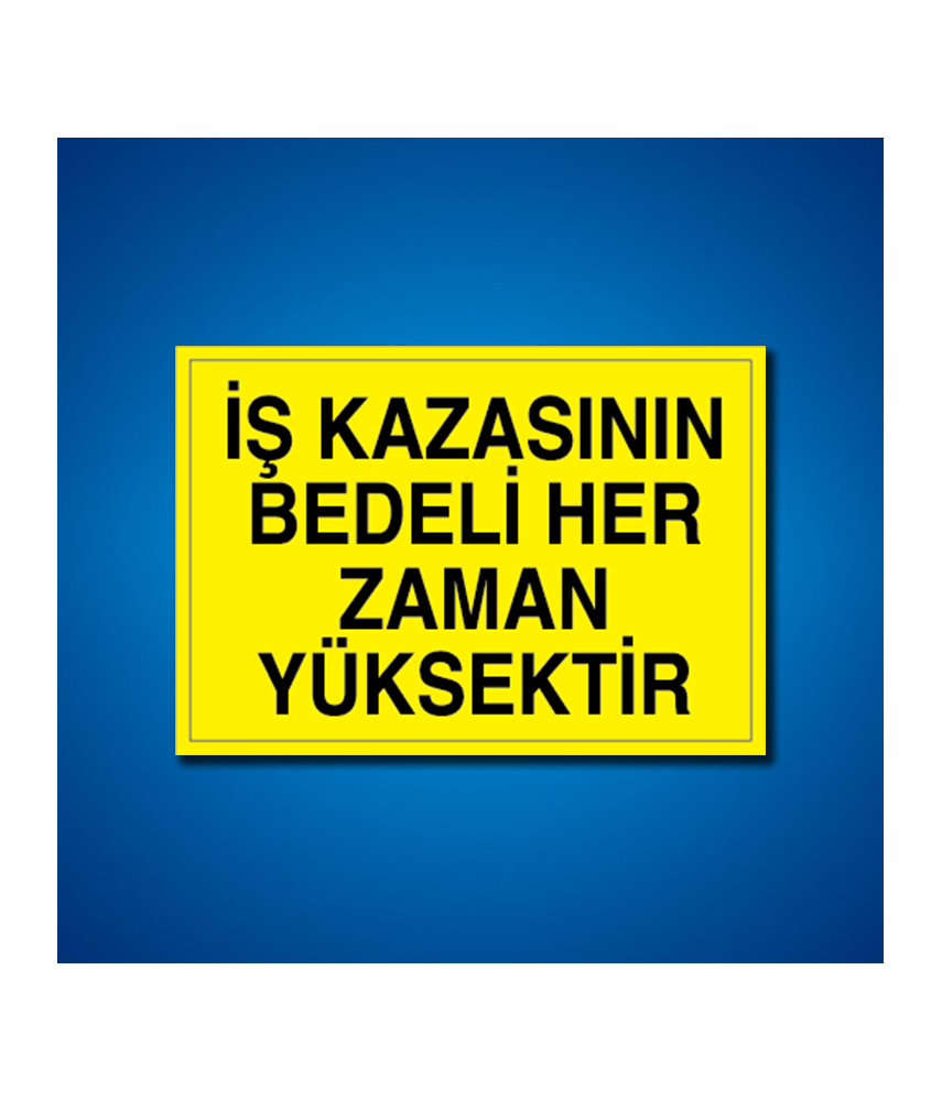 İş Kazası İş Güvenliği Etiketleri