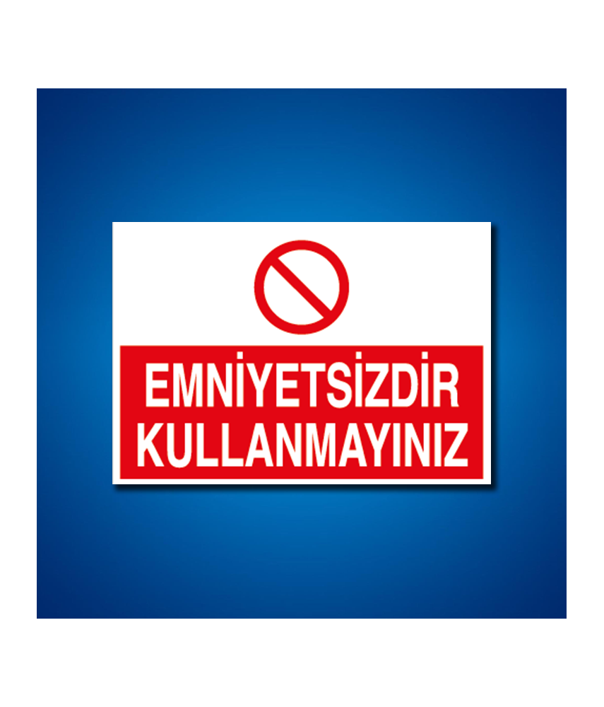 Makine İş Güvenliği Etiketleri