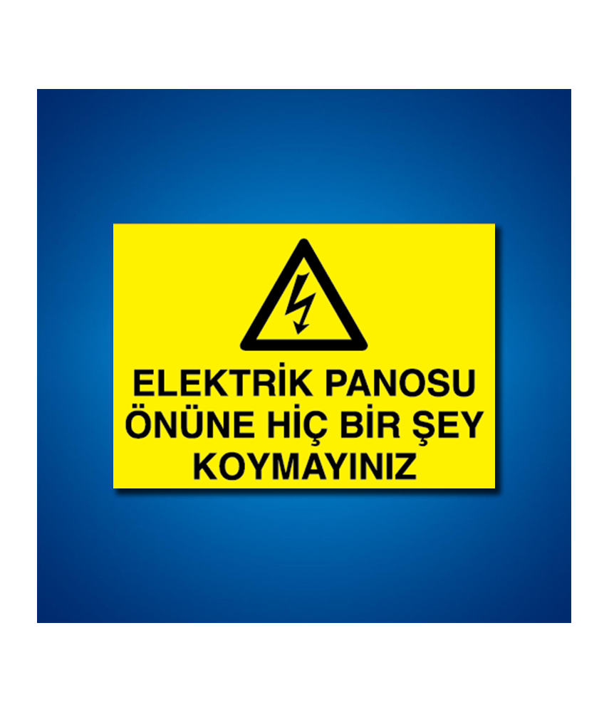Pano İş Güvenliği Etiketleri