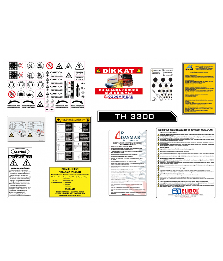 Şase Ve Teknik Veri Etiketleri