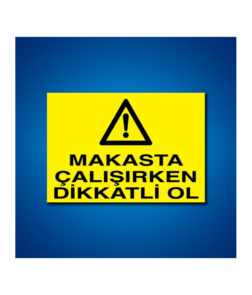 Pres-Giyotin-Makas İş Güvenliği Etiketleri