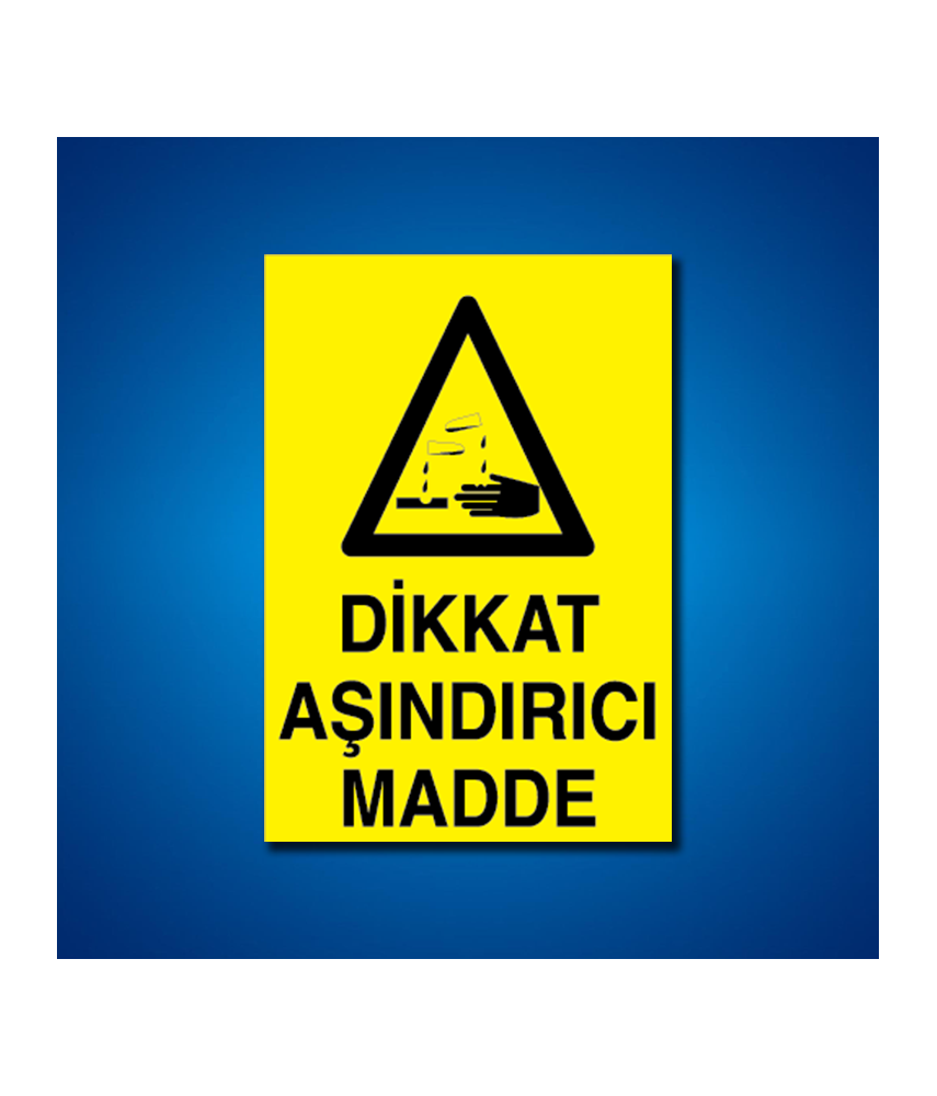 Tehlileli Madde-Ortam İş Güvenliği Etiketleri