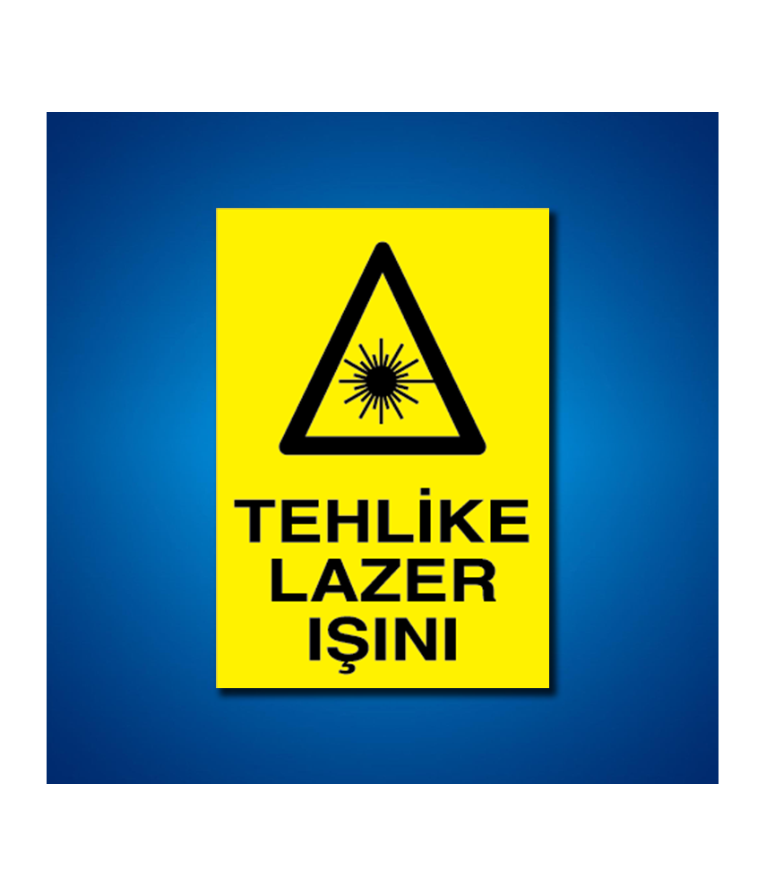 Radyason Lazer Işın İş Güvenliği Etiketleri