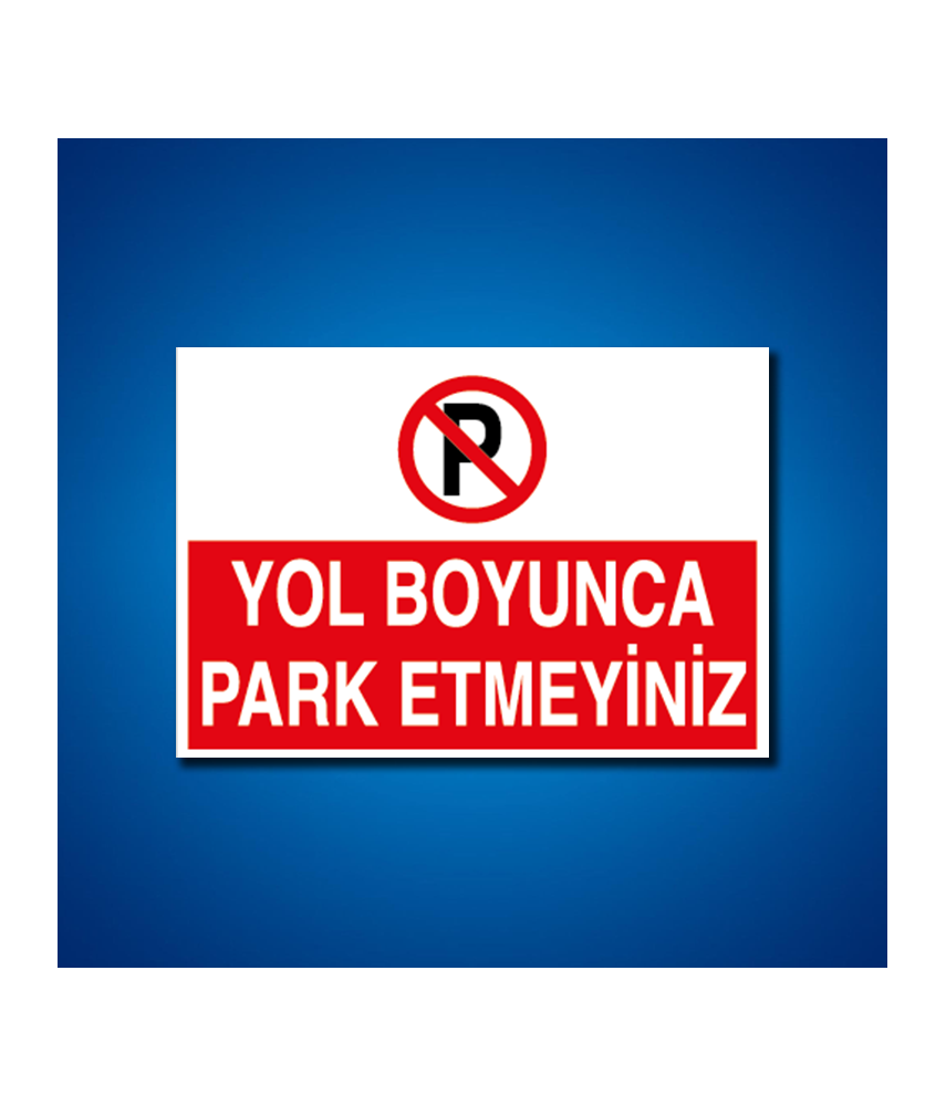 Park İş Güvenliği Etiketleri