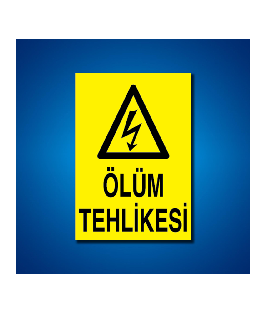 Elektrik İş Güvenliği Etiketleri