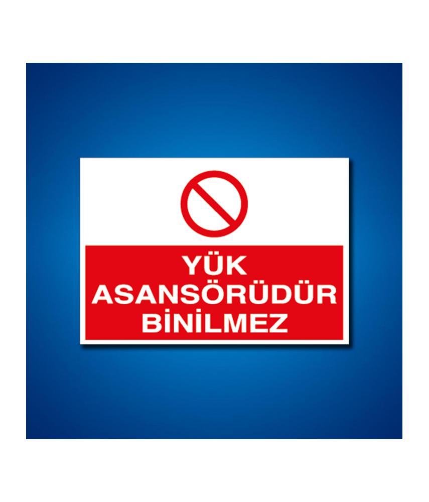 Asansör İş Güvenliği Etiketleri