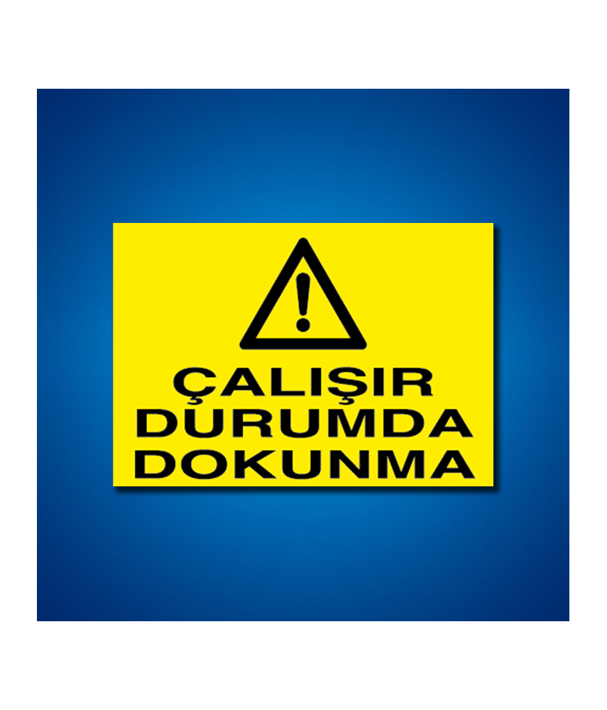 Makine İş Güvenliği Etiketleri