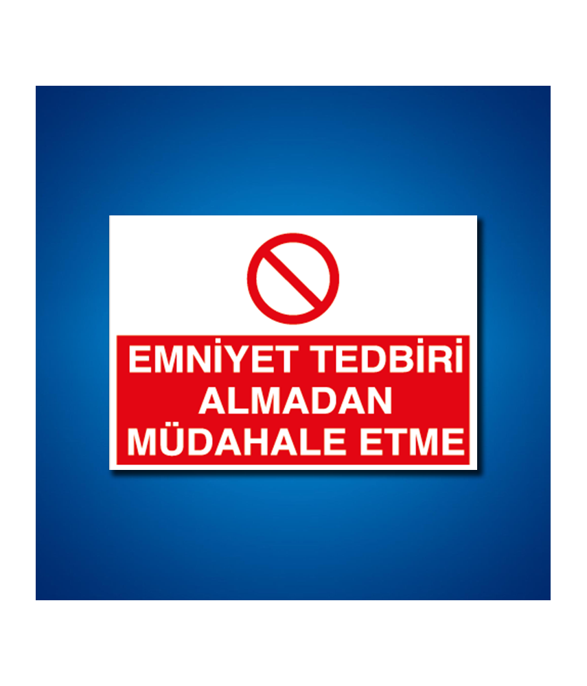 Makine İş Güvenliği Etiketleri