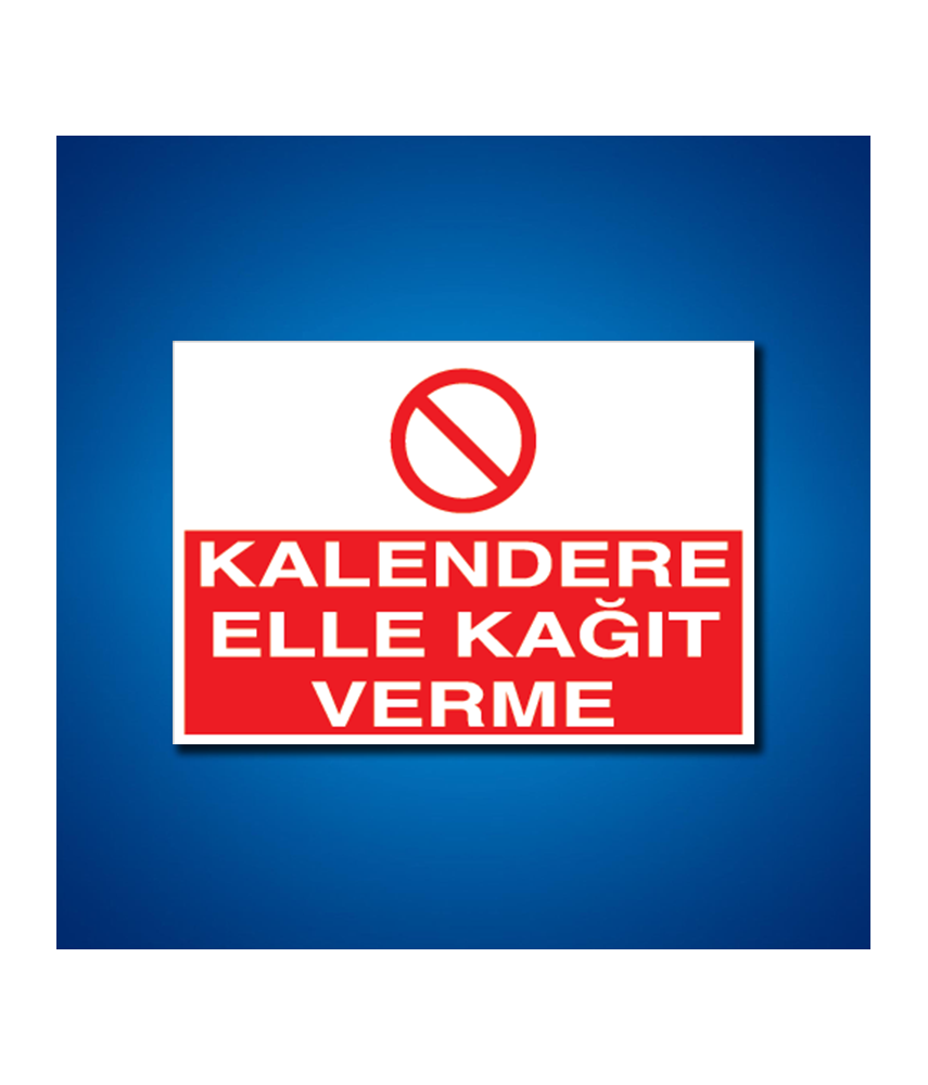 Diğer Makinalar İş Güvenliği Etiketleri