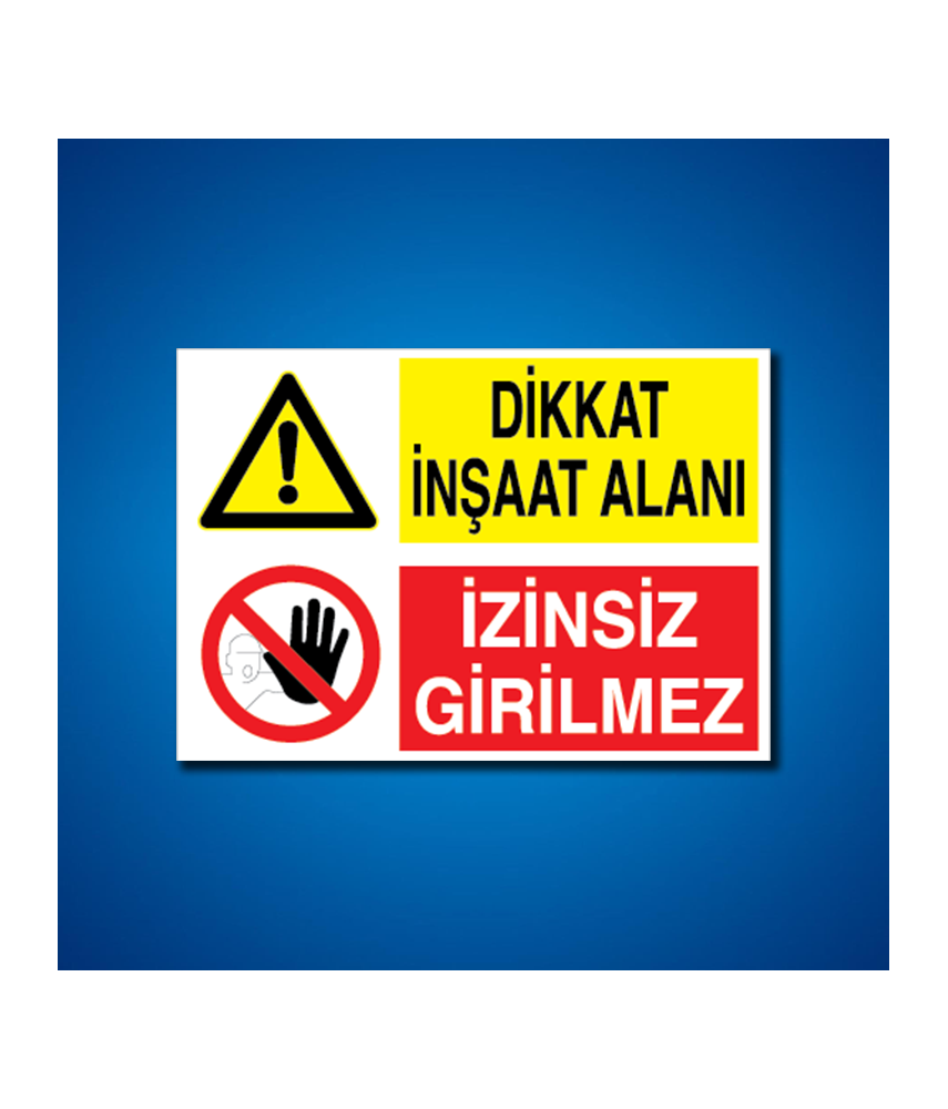 İnşaat İş Güvenliği Etiketleri