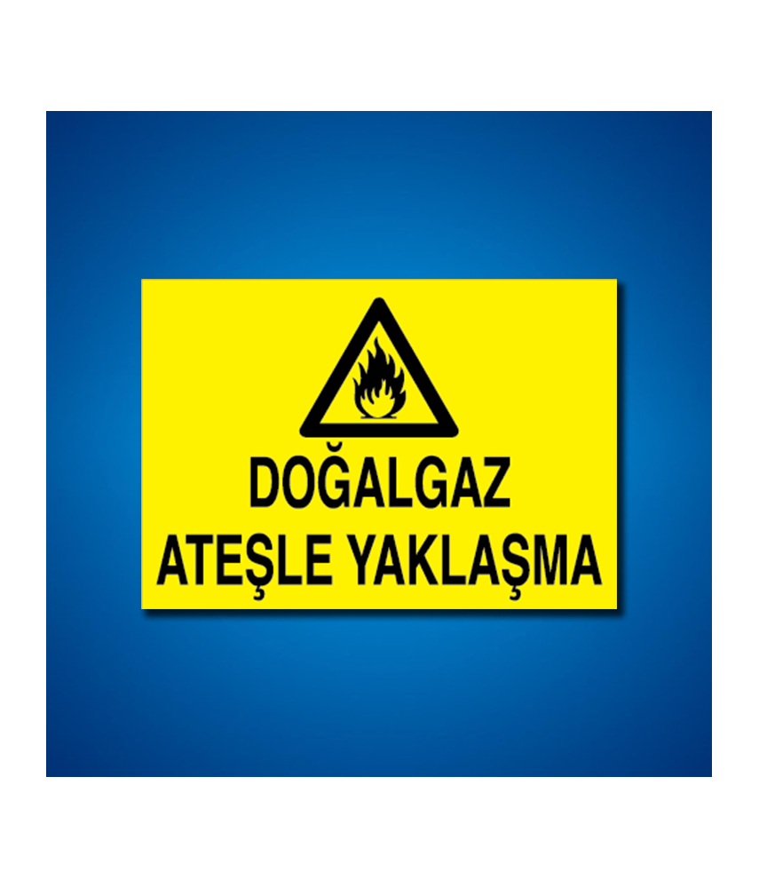 Doğal Gaz İş Güvenliği Etiketleri