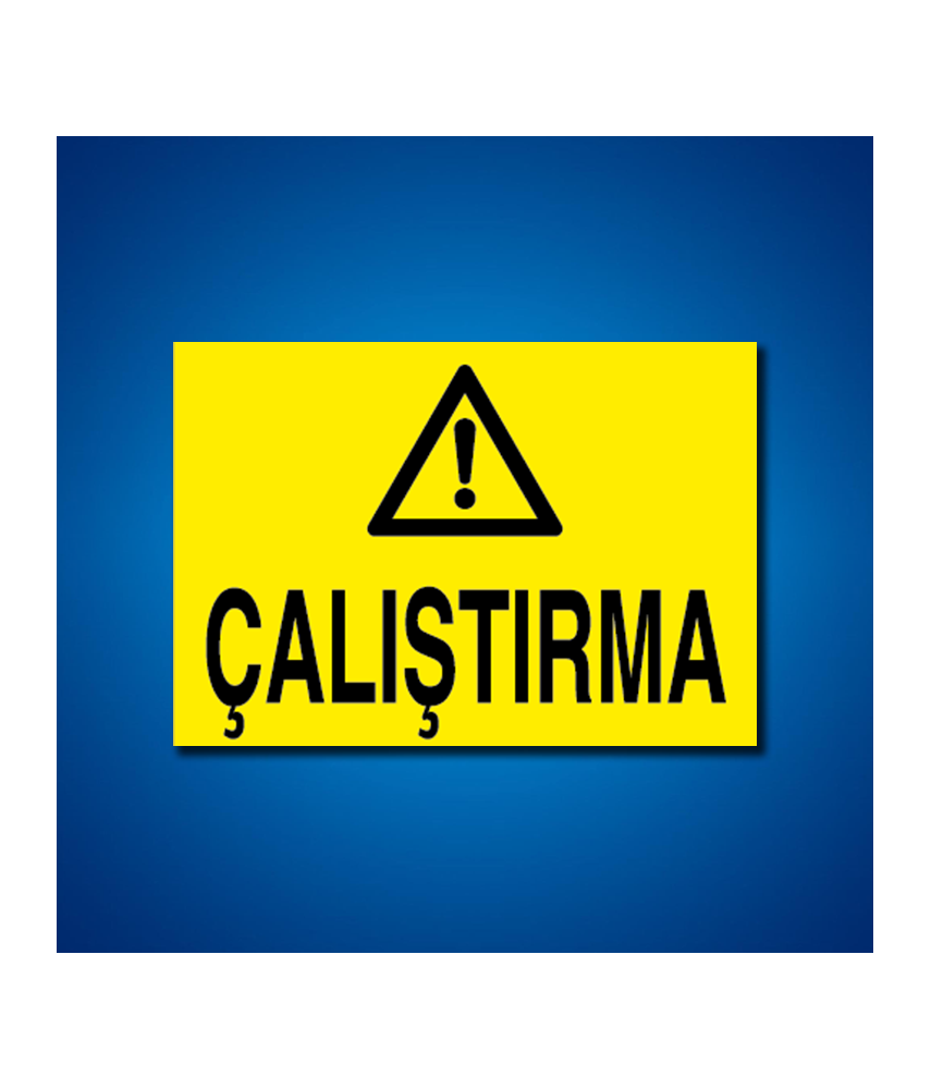 Makine İş Güvenliği Etiketleri