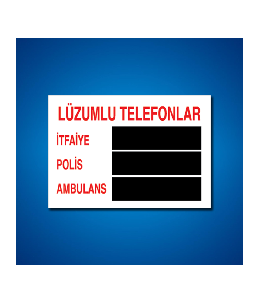 İşyeri Fabrika İş Güvenliği Etiketleri