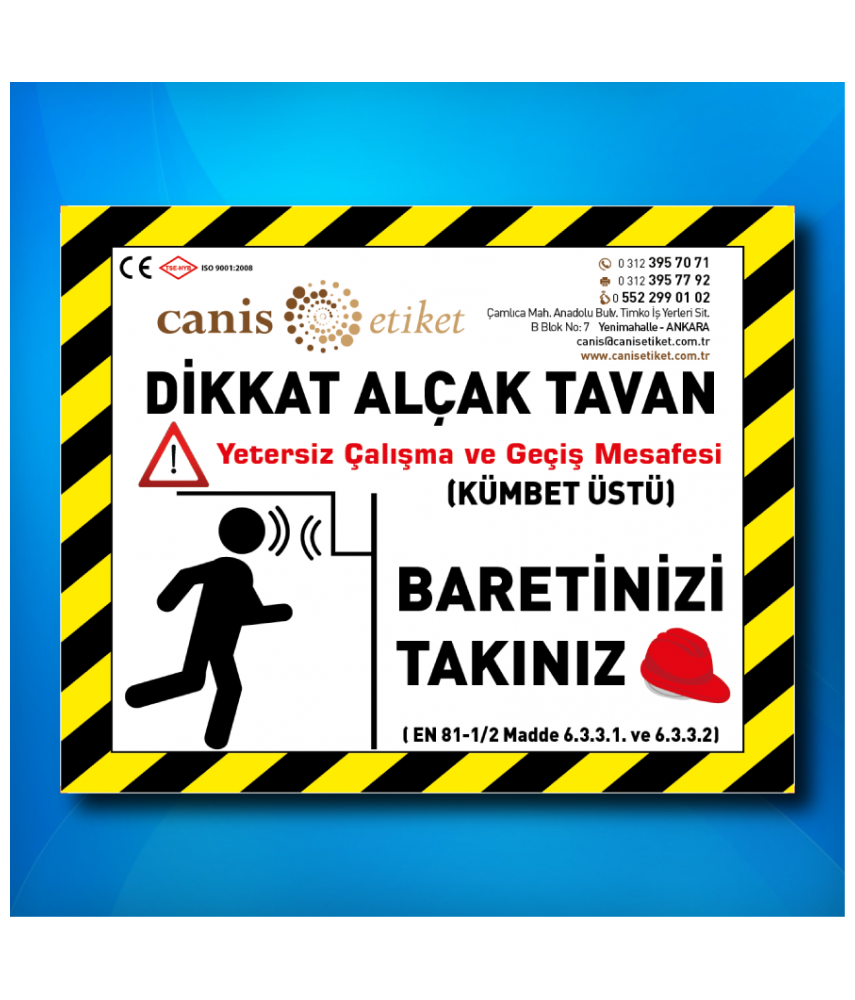 Asansör Risk Analizi Etiketi