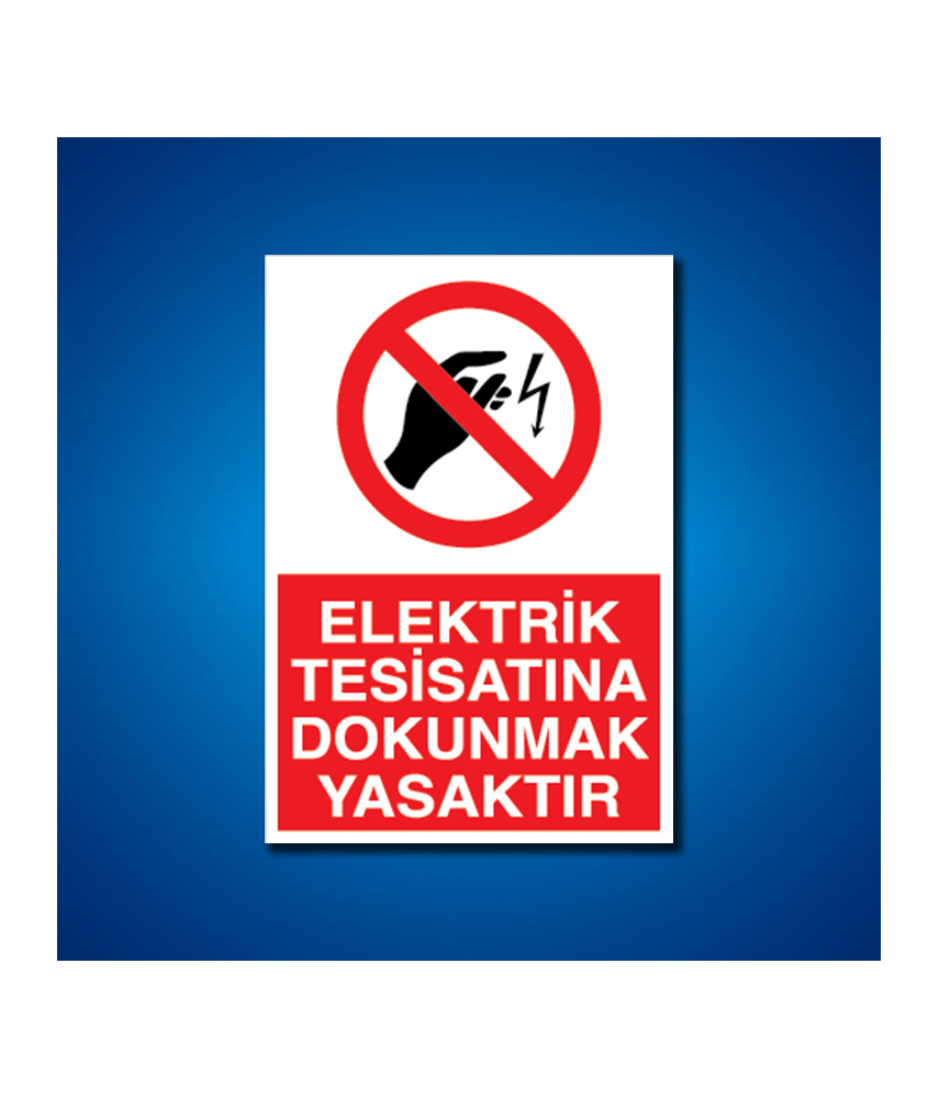 Elektrik İş Güvenliği Etiketleri