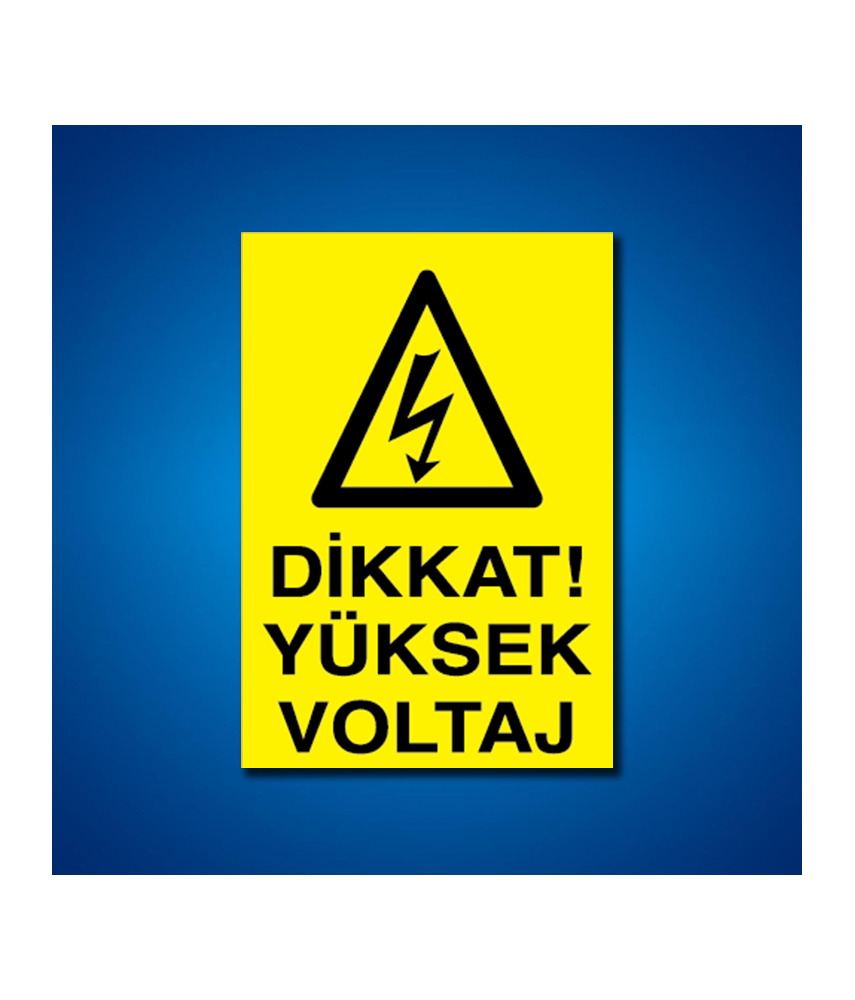 Elektrik İş Güvenliği Etiketleri